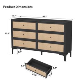 6 Drawer Dresser