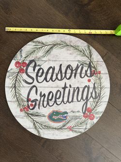 20” University of Florida Christmas wall decor