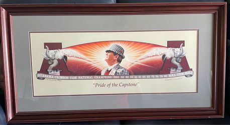 “Pride of the Capstone”-Bear Bryant. Sports memorabilia.