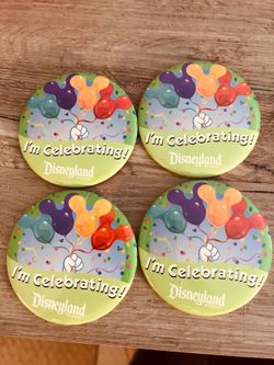 Disneyland I’m Celebrating Balloons set of 4