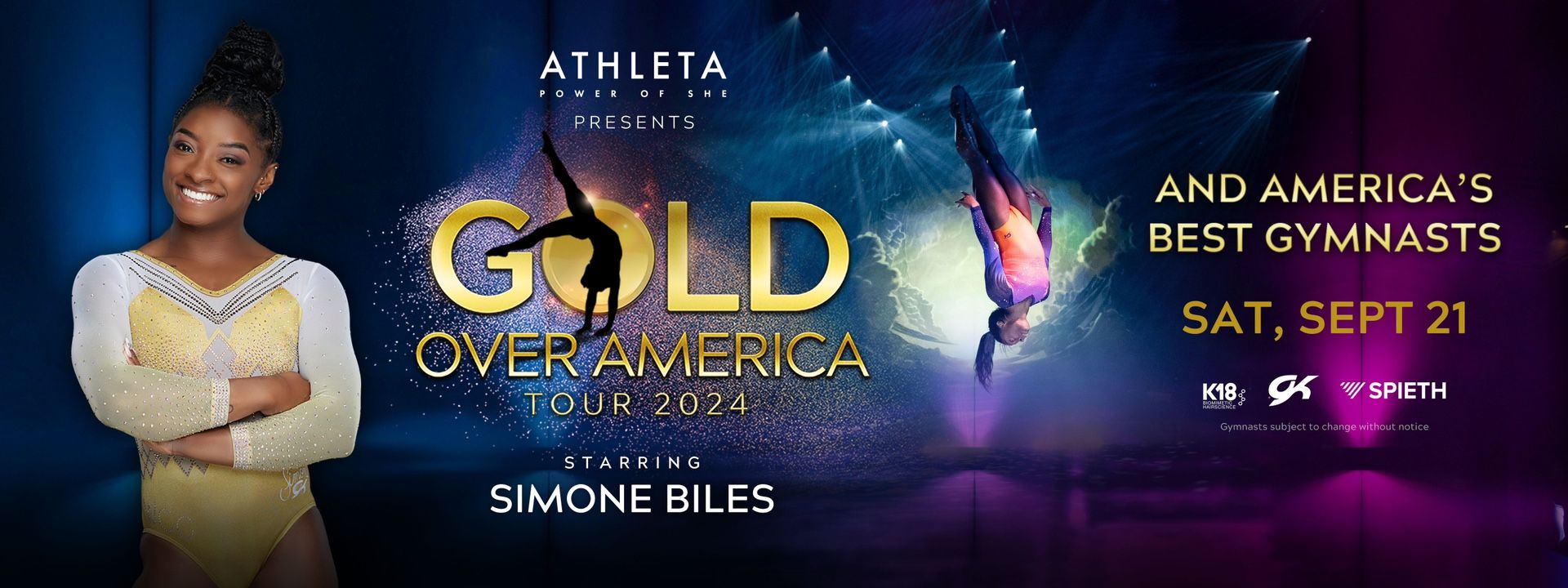 GOLD OVER AMERICA TOUR, SIMONE BILES