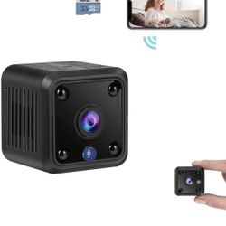 Mini Spy Camera, WiFi Wireless Hidden Camera, HM(contact info removed)P HD Small Home Security Camera with 32G Memory Card, Night Vision, Motion Detec