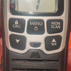 Pair of Midland X-Talker XT Walkie Talkie 2-Way Radio Model T51A + Base + Cable