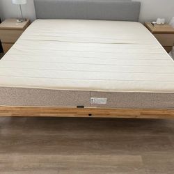 Birch Natural Mattress, King, Like New, Perfect Condition