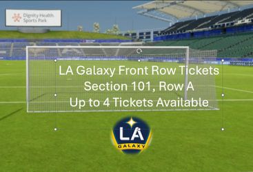 2 Front Row LA Galaxy vs Austin FC tickets
