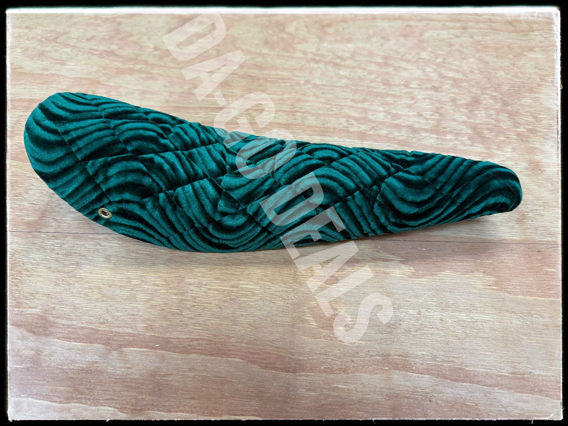Lowrider Banana Seat Green Color With Diamond Pattern For 20” Bike
