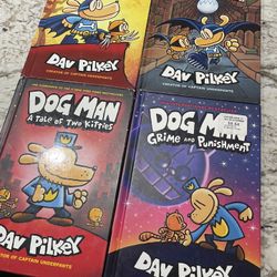 Bundle Of 4 Dog Man Books