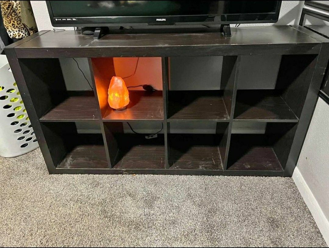 Media Console Glass Door Cabinet Stand Available