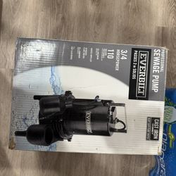 Overbuilt Sewage Pump