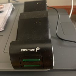 Fosmon C-10659 Xbox One Battery Charger-Black 