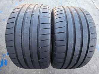2 USED TIRES MICHELIN PS4S N0 245/35/20