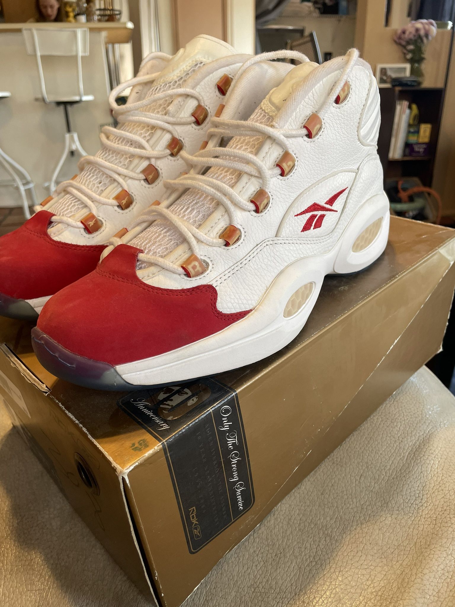 Size 11.5 - Reebok Question Mid 10th Anniversary With Box