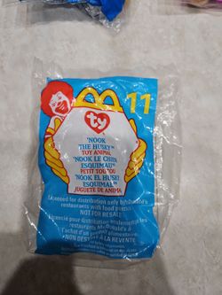 McDonald's TY Beanie Baby Nook the Husky