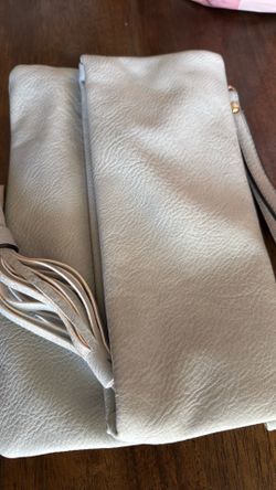 Light blue purse medium size