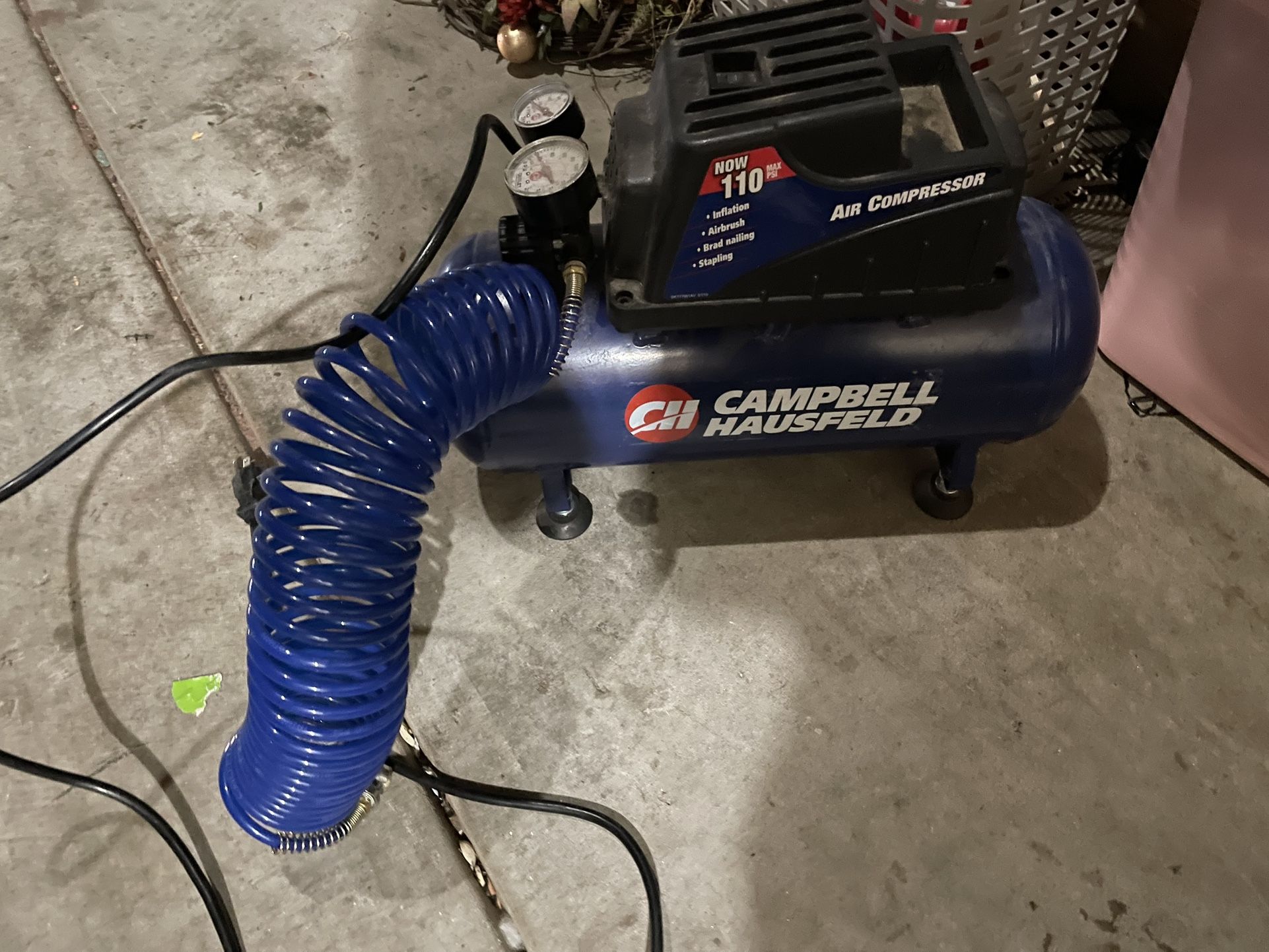 Campbell Hausfeld 3 Gallon Air Compressor...