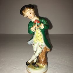 Vintage Ceramic Colonial Man Figurine