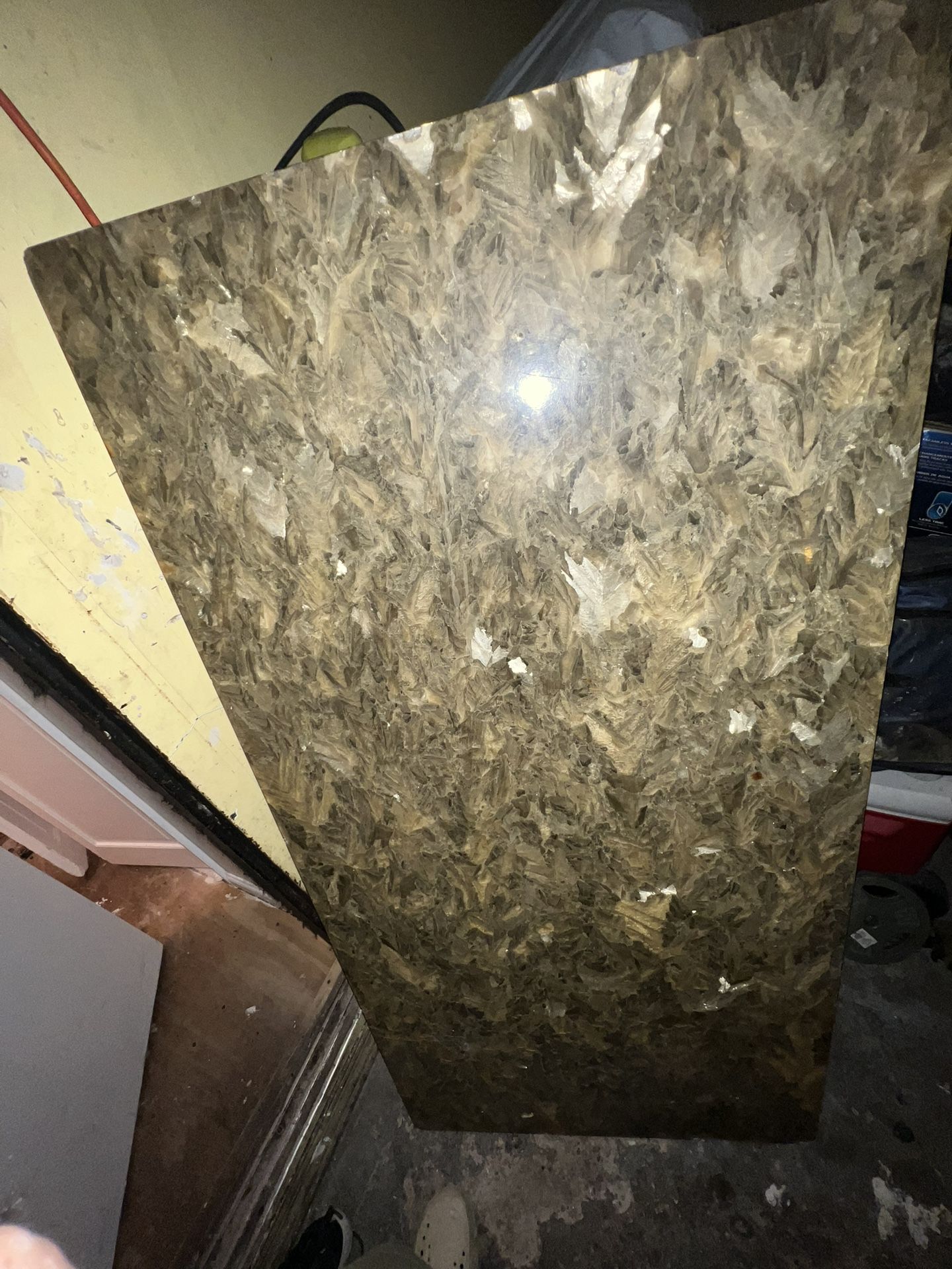 Marble Top With Pillar Stand