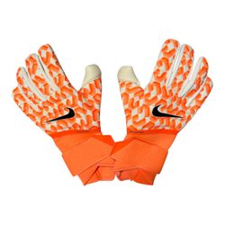 Nike Phantom Elite Promo Goalkeeper GK Soccer Gloves Size 10 FQ0215-100 Orange