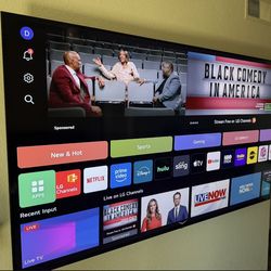 86 inch LG 4k Smart Tv 2025 model
