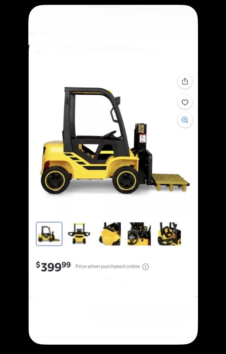 Kids Electric Forklift Read Description