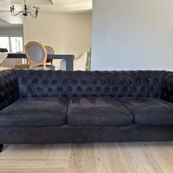 Black Chesterfield Sofa