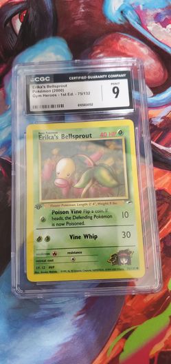 Erika's Bellsprout 1st edition GRADED CGC 9
