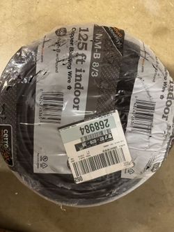 romex 8/3 125ft 280$