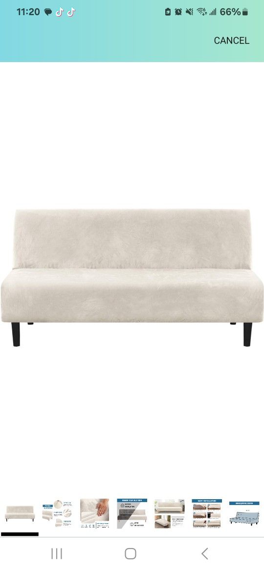 H.VERSAILTEX Real Velvet Futon Cover Armless Sofa
Covers Sofa Bed Covers Stretch Futon Couch Cover Sofa
Slipcover Furniture Protector Thick Soft Velve