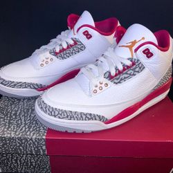 NEW Jordan 3 Cardinal