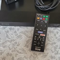 Sony Dvd & Bluetay Player