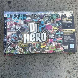 DJ Hero Turntable Kit Bundle for PlayStation 3, Game Disc