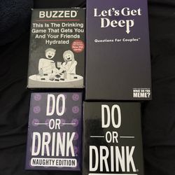 4 Drinking games