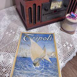 Antique Sheet Music 1910s Tripoli On The Shores Of Tripoli Nautical Cover Witmark
