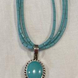  Heishi Beaded Necklace and Earrings