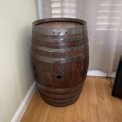 Custom Wine Barrel Bar