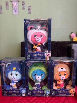 Care Bears x Harry Potter 25th Anniversary Plush Set of 4
