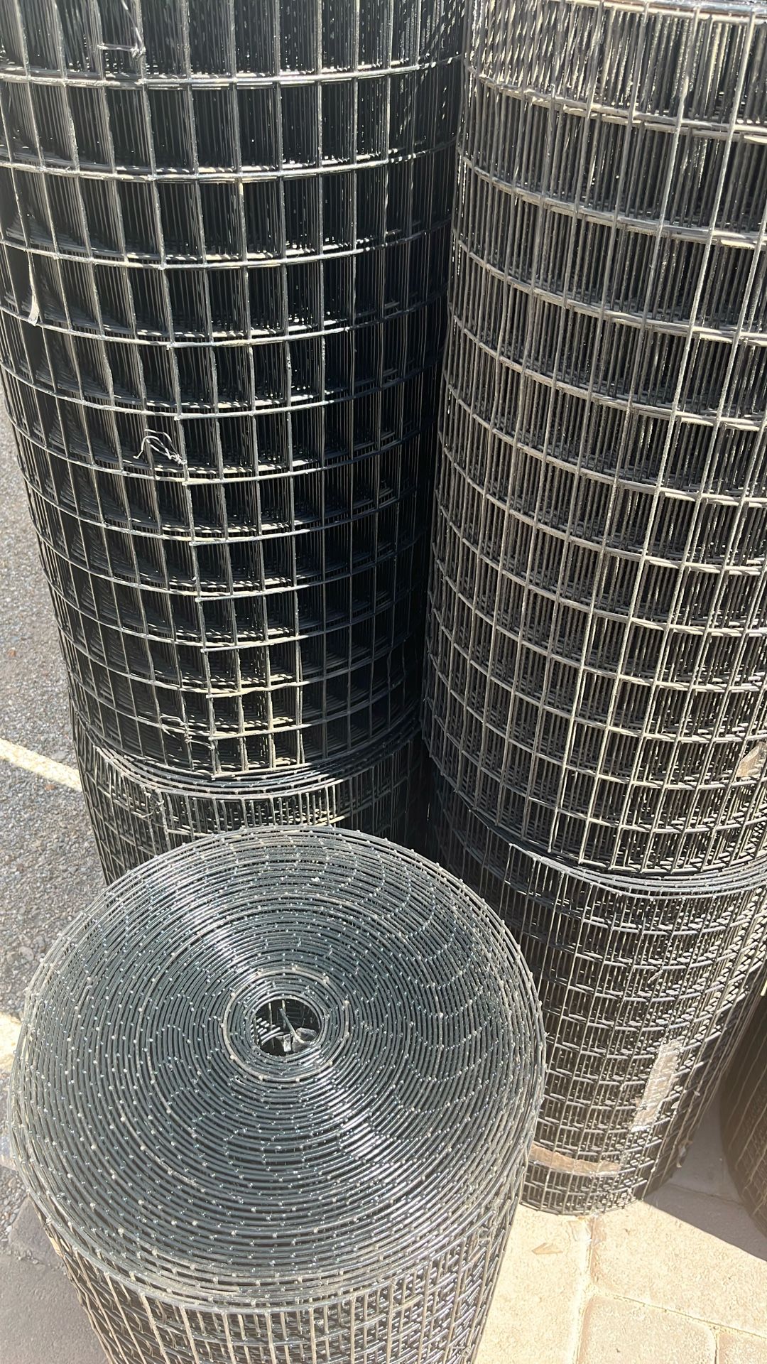 24”-1”x2”x100’ 14ga. Black PVC Wire Rolls