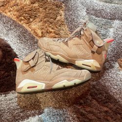 Jordan 6 Travis Scott Khaki 