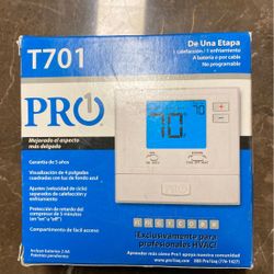 T701 single stage pro1 HVAC professional thermostat