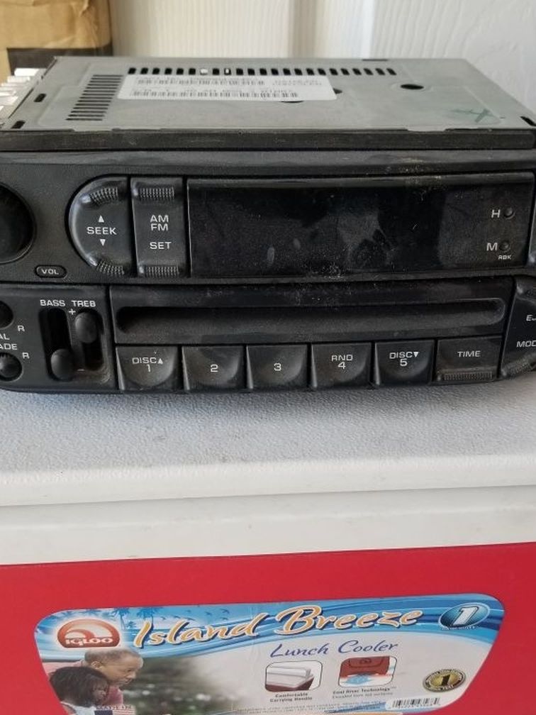 Factory Chrysler radio
