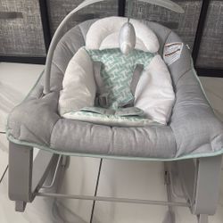 Ingenuity Keep Cozy 3-in-1 Grow with Me Vibrating Baby Bouncer, Seat & Infant to Toddler Rocker, Vibrations & -Toy Bar, 0-30 Months Up to 40 lbs (Weav