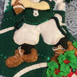 Handmade Jets Or Eagles Christmas Stocking # 8
