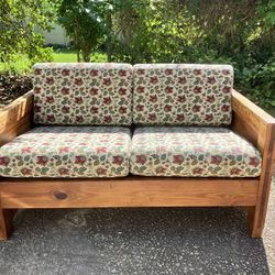 2 Seat Wooden Couch/Sofa