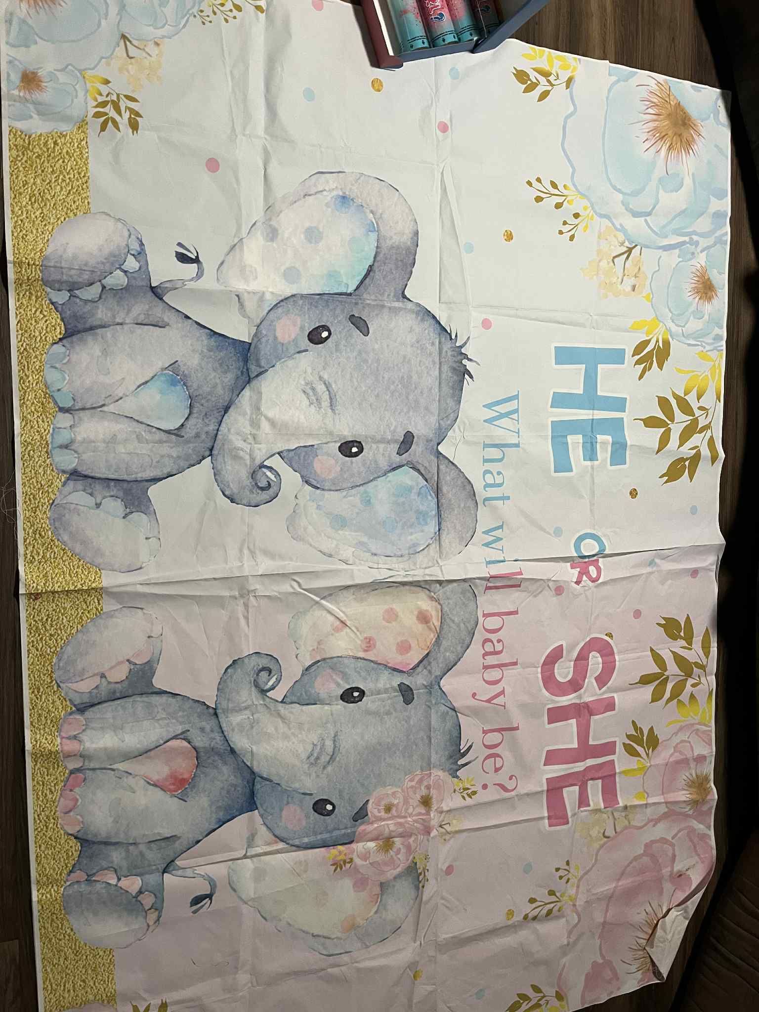 Take All For $25Boy Girl Popper Confetti And Backdrop