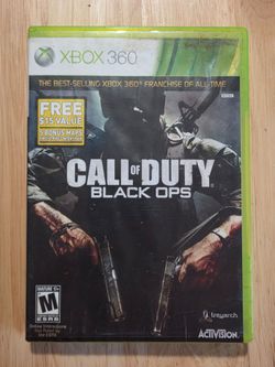Call of Duty: Black Ops  Microsoft Xbox 360 Video Game CIB Complete With Manual