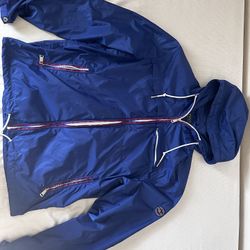 Blue Polo Windbreaker