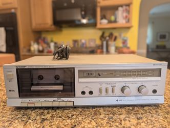 Sharp RT-12 Vintage Stereo Cassette Deck - Made in Japan - Tested