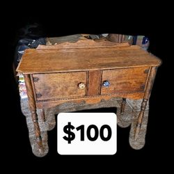 Antique Buffet Table