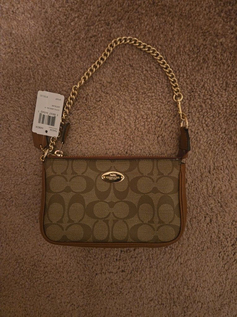 Coach BRAND NEW SMALL WRISTLET OR TINY HANDBAG!