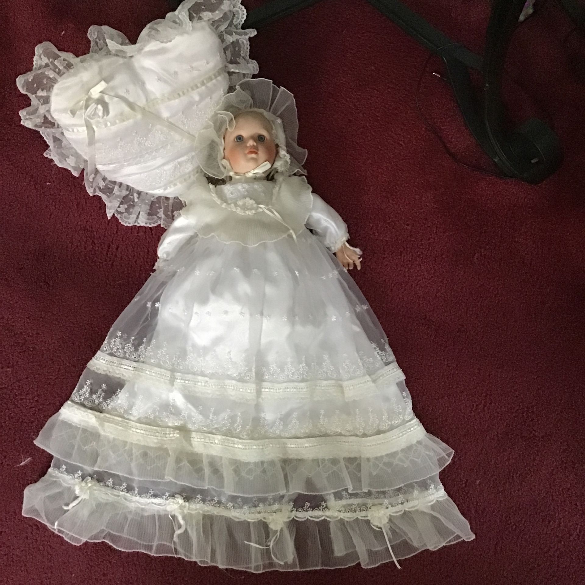 Danbury mint christening doll 2025
